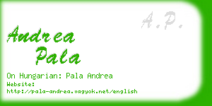 andrea pala business card